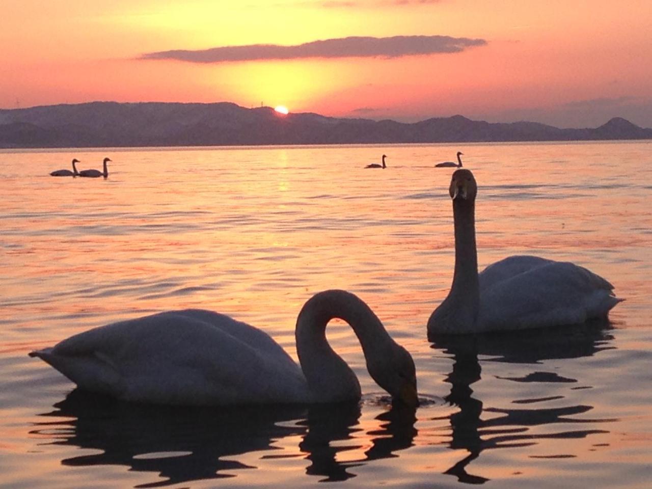 Lakeside Banko Hotel Inawashiro Buitenkant foto